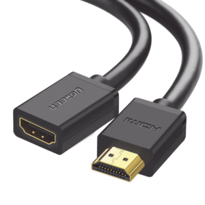 Cable Extensor HDMI de 1 Metro (3.28 Pies) / 4K@60Hz / 3D / HDR / Macho a Hembra / Núcleo de Cobre Estañado / Transmisión