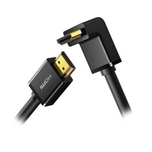 Cable HDMI 2.0 en Ángulo de 90° / 3 Metros (9.84 Pies) / 4K@60Hz / HDR / 3D / HEC (Canal Ethernet HDMI) / ARC (Canal de