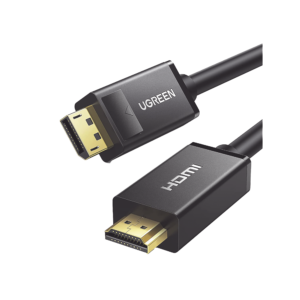 Cable DP Macho a HDMI Macho / Longitud 3 Metros (9.84 Pies) / Soporta 4K@30Hz / Soporta 3D / Cobre EstaÑado 28AWG / Blindaje