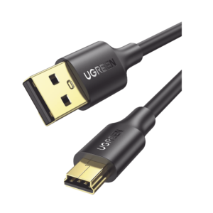 Cable USB-A 2.0 a Mini USB | 1m | Cable de Datos y Alimentación | 480Mps | Chip Inteligente | PVC | Para Discos Duros HDD o