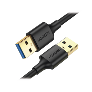 Cable USB-A 3.0 a USB-A 3.0 / 1 Metro / Macho a Macho / Conector Niquelado / Núcleo de Cobre Estañado / Blindaje Múltiple