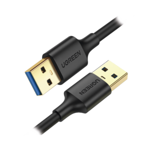 Cable USB-A 3.0 a USB-A 3.0 / 2 Metros / Macho a Macho / Conector Niquelado / Núcleo de Cobre Estañado / Blindaje Múltiple