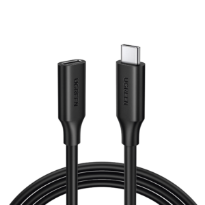 Cable USB-C Macho a USB-C Hembra | 1metro | USB-C 3.1 Gen 2 | Compatible con Thunderbolt 3 | TPE | Transferencia de Datos 10