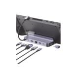 HUB USB-C (Docking Revodok Pro) 6 en 1 | Soporte para Steam Deck | 2 USB-A 3.0 (5Gbps) | USB-C 3.0 (5Gbps) | RJ45 (Gigabit