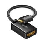 Adaptador Micro HDMI a HDMI (HDMI Tipo D) / 18Gbps / 4K@60Hz / HDR / Tecnología 3D / ARC / Carcasa PC+ABS / HDCP / Longitud