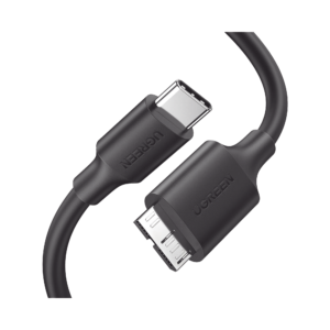 Cable USB Tipo C 3.0 a Micro Tipo B | 1m |Carga Rápida | 5 Gbps | Transferencia de Datos | Blindaje Interior Múltiple |