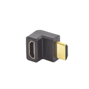 Adaptador HDMI de 90 Grados Macho a Hembra / Hacia Arriba / HDMI 2.0 4K@60Hz / Proporciona Flexibilidad Sin Doblar los
