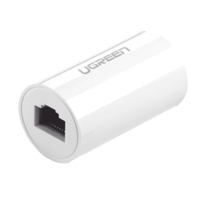 Acoplador y Protector (Extensor de Cable Ethernet RJ45) | 1000Mbps | Compatibilidad con Cat7/Cat6/Cat5e | Compatible con POE