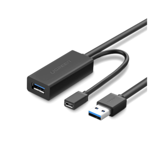 Cable de Extensión Activo USB 3.0 con puerto de alimentación Micro USB / 10 Metros / USB 3.0 a 5Gbps / No requiere