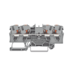 Borna de Paso / 4 Conductores / Push-in CAGE CLAMP® / 4 mm² / 32 A / 800 V / Carril DIN / ATEX IECEx / Prueba Ø4 mm