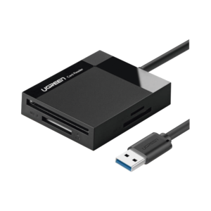 Lector de Tarjetas USB-A 3.0 a CompactFlash (CF)/ MemoryStick (MS)/ TransFlash (TF)/ SecureDigital (SD) | 4 en 1 | 5Gbps |