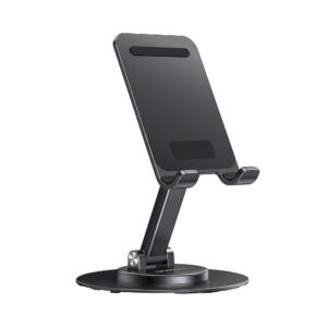 Soporte para Teléfono Celular Giratorio | 360° de Rotación | Angulo Ajustable | Altura Ajustable 17-20cm | Antideslizante |