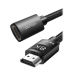 Cable de Extensión HDMI 8K | 1 Metro (3.28 Pies) | Macho a Hembra | HDMI 2.1 | 8K@60Hz | Núcleo de Cobre Puro 28AWG |