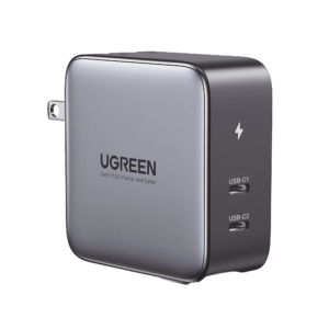 Cargador de 100W serie Nexode / 2 Puertos USB-C de Carga Rápida /Tecnología GaN II +SIC / Power Delivery 3.0 / Quick Charge