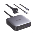 Cargador de 200W serie Nexode / 6 Puertos de Carga Rápida / 4 USB-C / 2 USB-A / Tecnología GaN II +SIC / Power Delivery 3.0