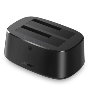 Base USB 3.0 para Disco Duro de Doble Bahía | Soporta Discos SATA de 2.5 & 3.5´ | Soporta discos de 12TB | Compatible con