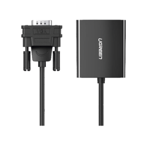 VGA Macho / Salida: HDMI Hembra / Resolución de 1080P@60Hz / Puerto Estéreo de 3.5 mm / Plug and Play, Sin Controlador