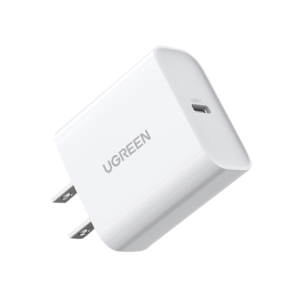 Cargador USB-C de 20W | 1 USB-C de Carga Rápida | QC4.0+ | PD3.0 | PPS | BC1.2| Carga Inteligente | Chip PWM | Múltiple