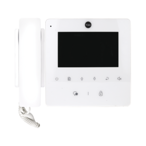 Monitor con teléfono blanco YDV4702 para tvportero 80126