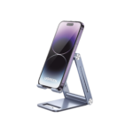 Soporte para Teléfono Celular de Aluminio / Angulo Ajustable / Amplia Compatibilidad con dispositivos de 4.7 a 7.9