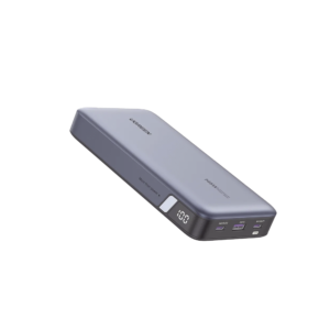 Power Bank de 25000mAh | 3 Salidas 145W Max. | USB-A + 2 USB-C | PD 3.0, QC3.0 | FCP | SCP | Pantalla Inteligente | Carcasa