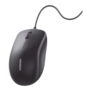 Mouse Óptico USB | Cable USB de 1.5 metros | 3 Botones | 1200DPI | Diseño Ergonómico | Silencioso | Color Negro | Windows