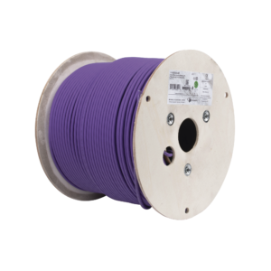 Bobina de Cable U/UTP de 4 Pares, Z-MAX, Cat6A, Soporte de Aplicaciones 10GBase-T, LS0H, Color Violeta, 305 Metros (1000