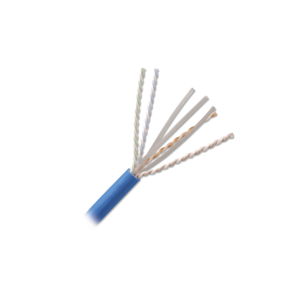 Bobina de Cable U/UTP de 4 Pares, Z-MAX, Cat6A, Soporte de Aplicaciones 10GBase-T, CMR (Riser), Color Azul, 305 Metros (1000