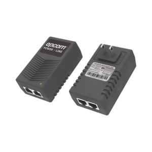 Adaptador de pared / Inyector PoE / 24 Vcc / 1 A / Controlado por chip IC / Protección contra OV, OC, SC, UV/ Fácil de