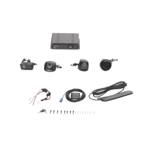 Kit DVR Móvil 1080P / Incluye 4 Cámaras TURBOHD 1080P / Modulo 4G y GPS / Soporta Memoria SD / Visualización por Hik-Connect
