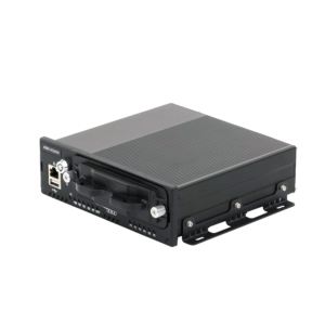 NVR Móvil de 4 Canales de 2 Megapixel / 4 PoE + 4 vía Switch Extendible / 2 Bahías de Disco Duro / Incluye Modulo GPS