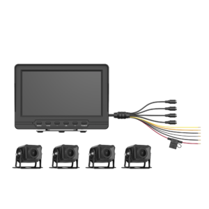 Sistema de Monitoreo Local / 4 Cámaras 1080p para Exterior (IP68) y Pantalla LCD de 7 a Color / Memoria Micro SD de 64 GB