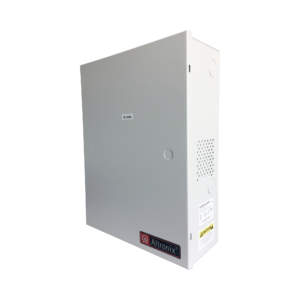 Fuente de poder ALTRONIX de 12/24 Vcc @ 6 Amper, con capacidad de batería de respaldo, requiere batería, 8 salidas, con