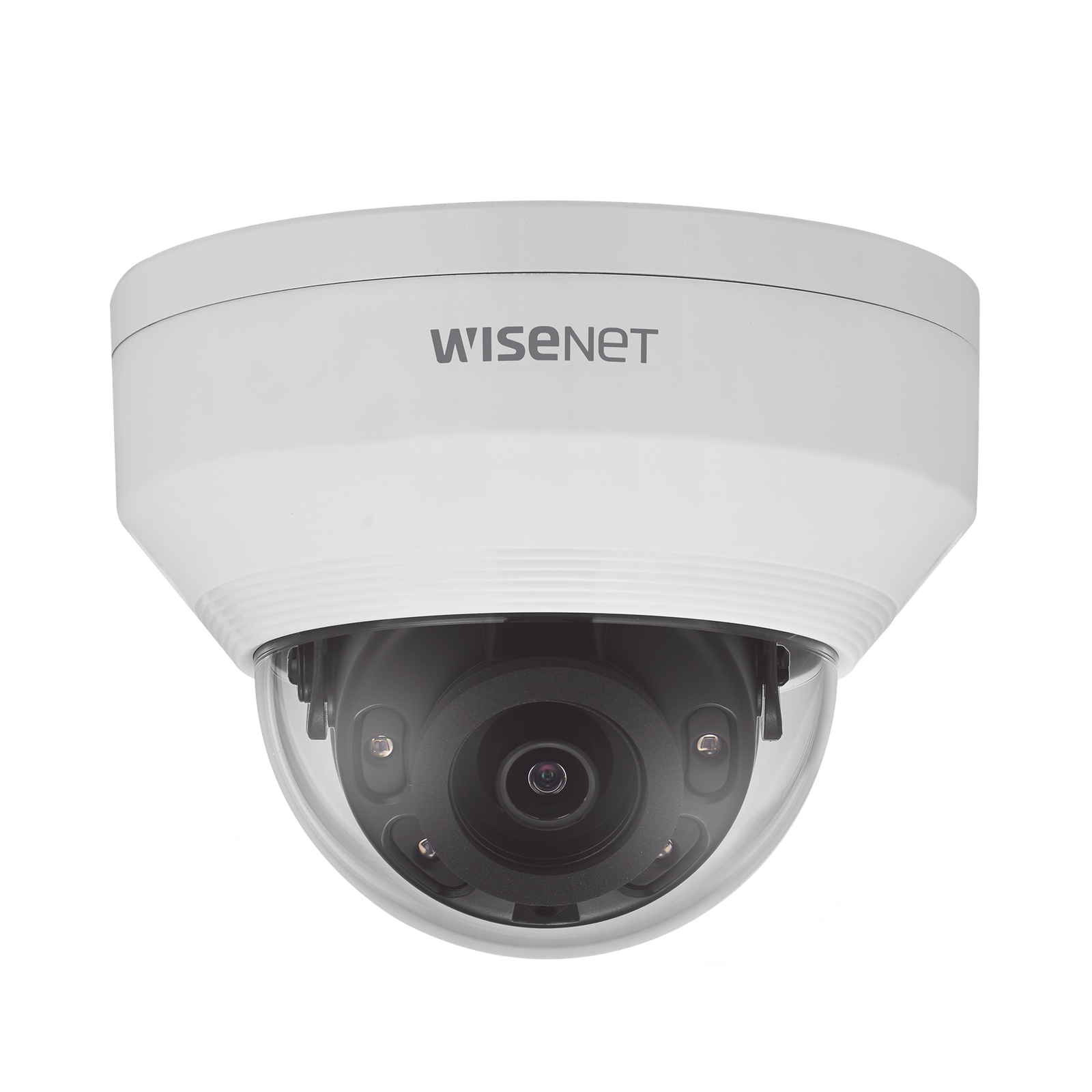 Cámara IP Tipo Domo Antivandálico 4 Megapíxel / Lente 3mm / IR 20M / WDR 120db / IP66 / IK10 / H.265 & WiseStream / POE