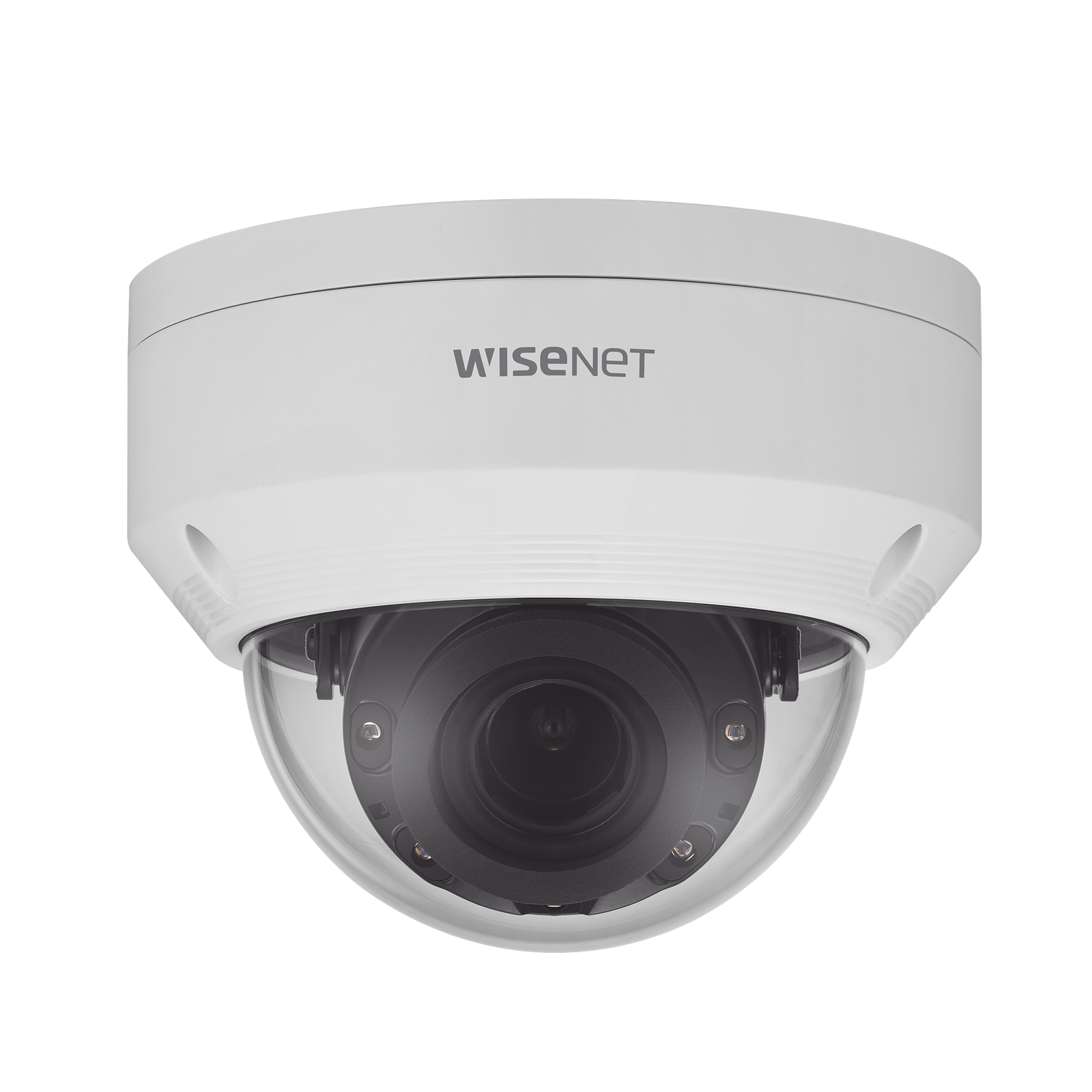 Cámara IP Tipo Domo Antivandálico 4 Megapíxel / Lente 3.3 a 10.3 mm / IR 30M / WDR 120db / IP66 / IK10 / H.265 & WiseStream