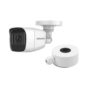 KIT DE CÁMARA + MONTAJE / Cámara Bala TURBOHD 2 Megapixel (1080p) / Gran Angular 106° / Lente 2.8 mm / 25 mts IR EXIR