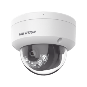 [Dual Light] Domo IP 2 Megapixel / Lente 2.8 mm / 30 mts IR + Luz Blanca / Micrófono Integrado / Antivandálico IK08