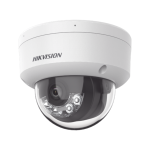 [Dual Light] Domo IP 2 Megapixel / Lente 2.8 mm / 30 mts IR + 30 mts Luz Blanca / Micrófono Integrado / Antivandálico IK08