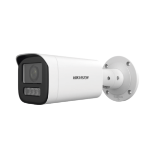 Bala IP 4 Megapíxel / Lente Motorizado 2.8 a 12 mm / Dual Light (50 mts IR + 50 mts Luz Blanca) / ACUSENSE Lite / Microfono