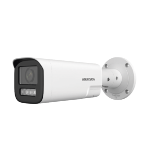 Bala IP 4 Megapíxel / Lente Mot. 2.8 a 12 mm / Dual Light (50 mts IR + 50 mts Luz Blanca) / ACUSENSE Lite / Audio de Dos