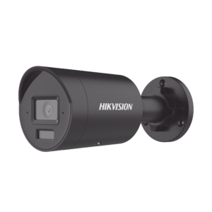 [Dual Light + 2 Micrófonos Integrados] Bala IP 4 Megapixel / Color Negro / Lente 2.8 mm / 40 mts Luz Blanca + 40 mts IR