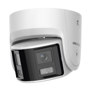 [FlexVu] [PROTECCIÓN ACTIVA] Turret IP 4 Megapixel / 2 Lentes de 2.8 mm (Imagen Panorámica 180°) / 30 mts IR / Exterior IP67