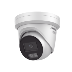 [Dual Light + ColorVu 3.0 + HikAI] Turret IP 4 Megapixel / Lente 2.8 mm / 30 mts IR + Luz Blanca / 2 Microfonos Integrados