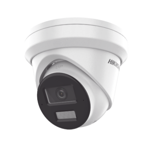 [Dual Light + 2 Micrófonos Integrados] Turret IP 6 Megapixel / Lente 2.8 mm / 30 mts Luz Blanca + 30 mts IR / ACUSENSE