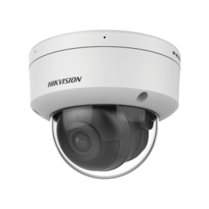 Domo IP 6 Megapixel / Lente 2.8 mm / 40 mts IR / Exterior IP67 / IK10 / Microfono Integrado / DARKFIGHTER / Audio y Alarma
