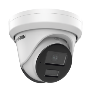 Turret IP 4 Megapixel / Lente 2.8 mm / 40 mts IR / Exterior IP67 / DARKFIGHTER / Audio y Alarma I/O / PoE / ONVIF / Micro SD
