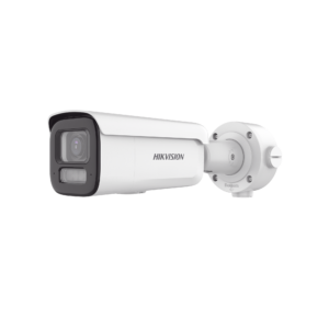 Bala IP 8 Megapixel (4K) / Lente Mot. 2.7 a 13.5 mm / Dual Light (60 mts IR + 60 mts Luz Blanca) / Darkfighter S / Exterior