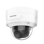 Domo IP 8 Megapixel (4K) / Lente Mot. 2.7 a 13.5 mm / 40 mts IR EXIR / Exterior IP66 / IK10 / DARKFIGHTER / Audio y Alarma