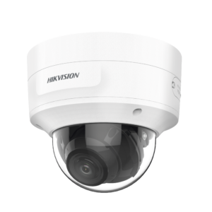 Domo IP 8 Megapixel (4K) / Lente Mot. 2.7 a 13.5 mm / 40 mts IR EXIR / Exterior IP66 / IK10 / DARKFIGHTER / Audio y Alarma