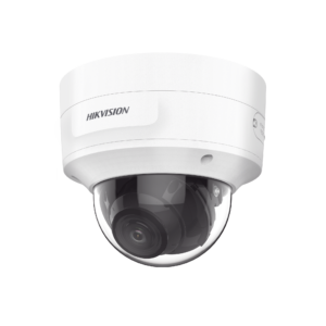 Domo IP 8 Megapixel (4K) / Lente Mot. 2.7 a 13.5 mm / 40 mts IR EXIR / Exterior IP66 / IK10 / DARKFIGHTER / Audio y Alarma